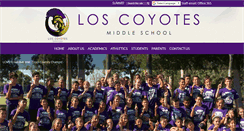 Desktop Screenshot of loscoyotesms.org