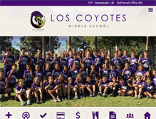 Tablet Screenshot of loscoyotesms.org